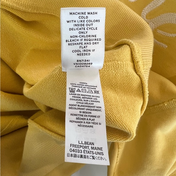 L.L.Bean x Todd Snyder Organic French Terry Short-Sleeve Sweatshirt | Small - Picture 7 of 8